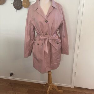 Marks & Spencer Mauve Trench Coat. Used once